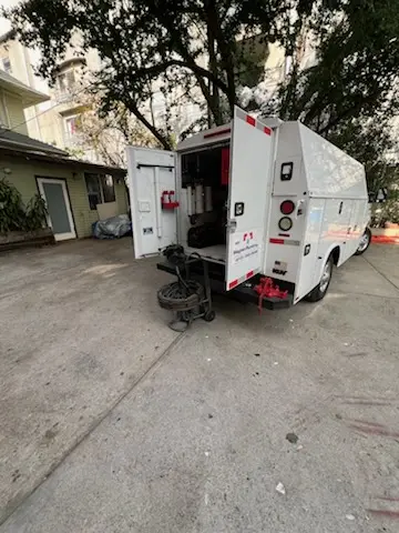Magnet Plumbing service vehicle on-site for Faucet Repair in Boynton Beach